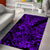 Hawaii Shark Area Rug Polynesian Pattern Purple Version LT01 - Polynesian Pride