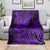 Hawaii Shark Blanket Polynesian Pattern Purple Version LT01 - Polynesian Pride