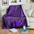 Hawaii Shark Blanket Polynesian Pattern Purple Version LT01 - Polynesian Pride