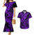 Hawaii Shark Couples Matching Mermaid Dress and Hawaiian Shirt Polynesian Pattern Purple Version LT01 Purple - Polynesian Pride