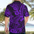 Hawaii Shark Hawaiian Shirt Polynesian Pattern Purple Version LT01 - Polynesian Pride