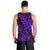 Hawaii Shark Men Tank Top Polynesian Pattern Purple Version LT01 - Polynesian Pride