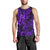 Hawaii Shark Men Tank Top Polynesian Pattern Purple Version LT01 - Polynesian Pride