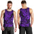 Hawaii Shark Men Tank Top Polynesian Pattern Purple Version LT01 - Polynesian Pride