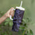 Hawaii Shark Tumbler With Handle Polynesian Pattern Purple Version