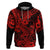 Hawaii Shark Hoodie Polynesian Pattern Red Version LT01 Pullover Hoodie Red - Polynesian Pride