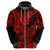 Hawaii Shark Hoodie Polynesian Pattern Red Version LT01 - Polynesian Pride