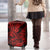 Hawaii Shark Luggage Cover Polynesian Pattern Red Version LT01 - Polynesian Pride