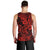 Hawaii Shark Men Tank Top Polynesian Pattern Red Version LT01 - Polynesian Pride