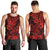 Hawaii Shark Men Tank Top Polynesian Pattern Red Version LT01 - Polynesian Pride