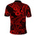 Hawaii Shark Polo Shirt Polynesian Pattern Red Version LT01 - Polynesian Pride