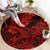 Hawaii Shark Round Carpet Polynesian Pattern Red Version LT01 - Polynesian Pride