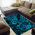 Hawaii Shark Area Rug Polynesian Pattern Sky Blue Version LT01 - Polynesian Pride