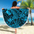 Hawaii Shark Beach Blanket Polynesian Pattern Sky Blue Version LT01 - Wonder Print Shop