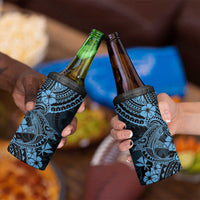 Hawaii Shark 4 in 1 Can Cooler Tumbler Polynesian Pattern Sky Blue Version LT01 - Polynesian Pride