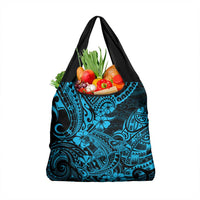 Hawaii Shark Grocery Bag Polynesian Pattern Sky Blue Version LT01 1-pack One Size Blue - Polynesian Pride