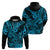 Hawaii Shark Hoodie Polynesian Pattern Sky Blue Version LT01 - Polynesian Pride