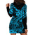 Hawaii Shark Hoodie Dress Polynesian Pattern Sky Blue Version LT01 - Polynesian Pride