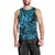 Hawaii Shark Men Tank Top Polynesian Pattern Sky Blue Version LT01 - Polynesian Pride