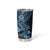 Hawaii Shark Tumbler Cup Polynesian Pattern Sky Blue Version