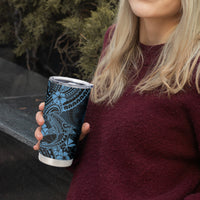 Hawaii Shark Tumbler Cup Polynesian Pattern Sky Blue Version LT01 - Polynesian Pride
