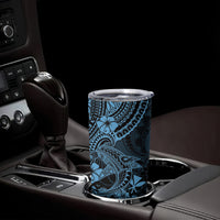 Hawaii Shark Tumbler Cup Polynesian Pattern Sky Blue Version LT01 - Polynesian Pride