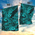 Hawaii Shark Garden Flag Polynesian Pattern Turquoise Version LT01 - Polynesian Pride