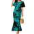 Hawaii Shark Mermaid Dress Polynesian Pattern Turquoise Version LT01 Women Turquoise - Polynesian Pride