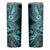 Hawaii Shark Skinny Tumbler Polynesian Pattern Turquoise Version