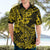 Hawaii Shark Hawaiian Shirt Polynesian Pattern Yellow Version LT01 - Polynesian Pride