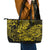 Hawaii Shark Leather Tote Bag Polynesian Pattern Yellow Version LT01 - Polynesian Pride