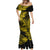 Hawaii Shark Mermaid Dress Polynesian Pattern Yellow Version LT01 - Polynesian Pride