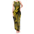 Hawaii Shark Tank Maxi Dress Polynesian Pattern Yellow Version LT01 Women Yellow - Polynesian Pride