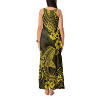 Hawaii Shark Tank Maxi Dress Polynesian Pattern Yellow Version LT01 - Polynesian Pride