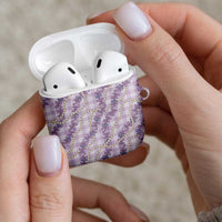 Pua Kalaunu Lei AirPods Case Palaka Pattern LT01 - Polynesian Pride