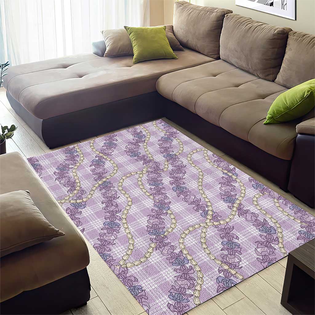 Pua Kalaunu Lei Area Rug Palaka Pattern LT01 - Polynesian Pride
