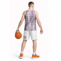 Pua Kalaunu Lei Basketball Jersey Palaka Pattern LT01 - Polynesian Pride