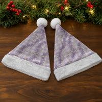 Pua Kalaunu Lei Christmas Santa Hat Palaka Pattern LT01 - Polynesian Pride