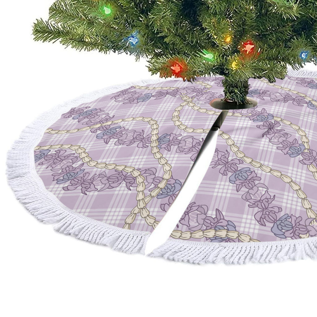 Pua Kalaunu Lei Tree Skirt Palaka Pattern LT01 - Polynesian Pride