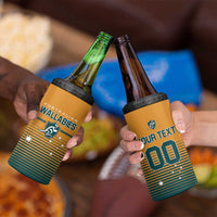 Custom Rugby Australia 4 in 1 Can Cooler Tumbler Junior Wallabies Go Champions LT01 - Polynesian Pride