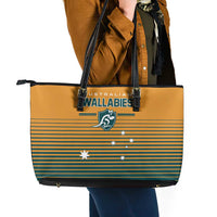 Rugby Australia Leather Tote Bag Junior Wallabies Go Champions LT01 - Polynesian Pride