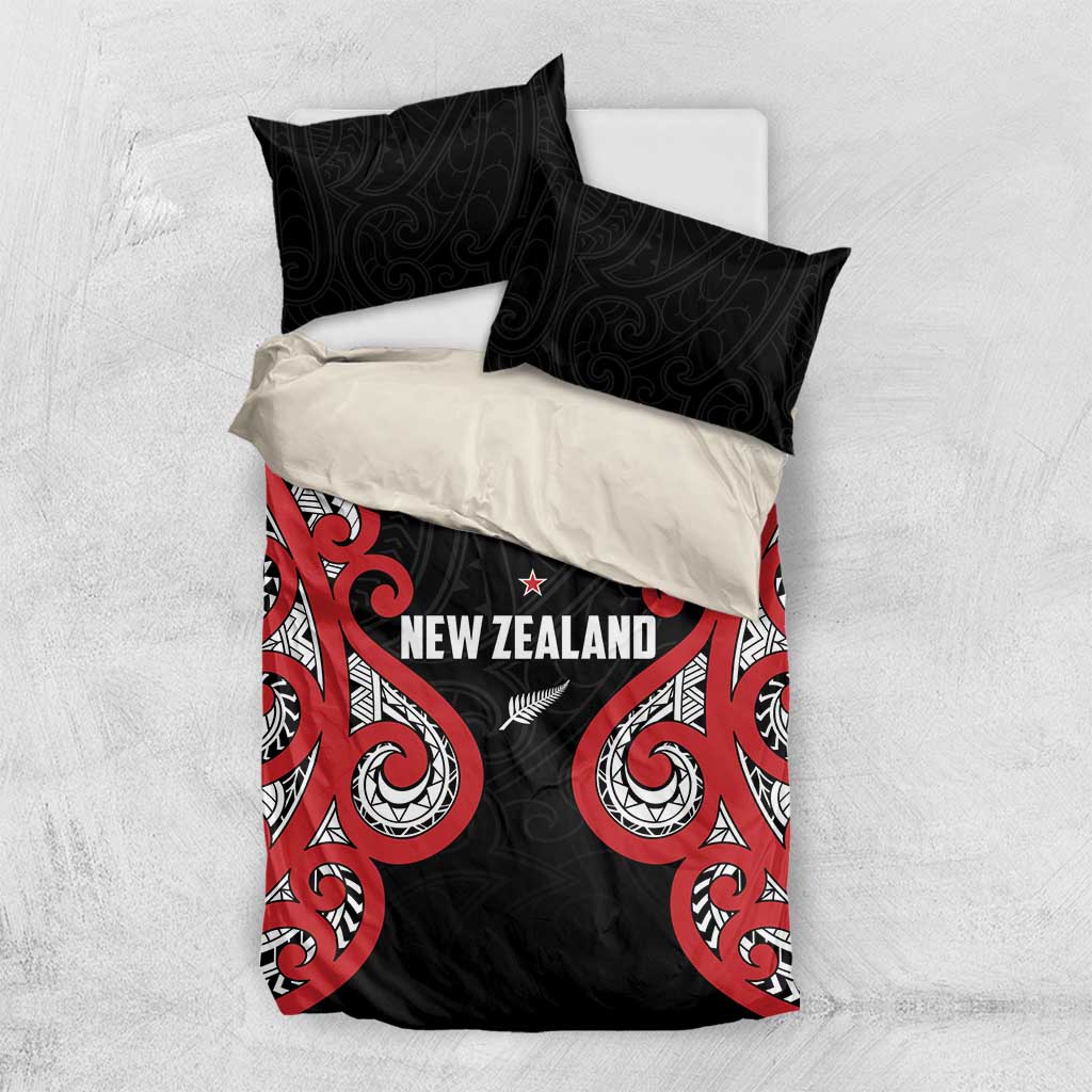 Rugby New Zealand Bedding Set Baby Black Go Champions LT01 US Twin 172cm x 218cm Black - Polynesian Pride