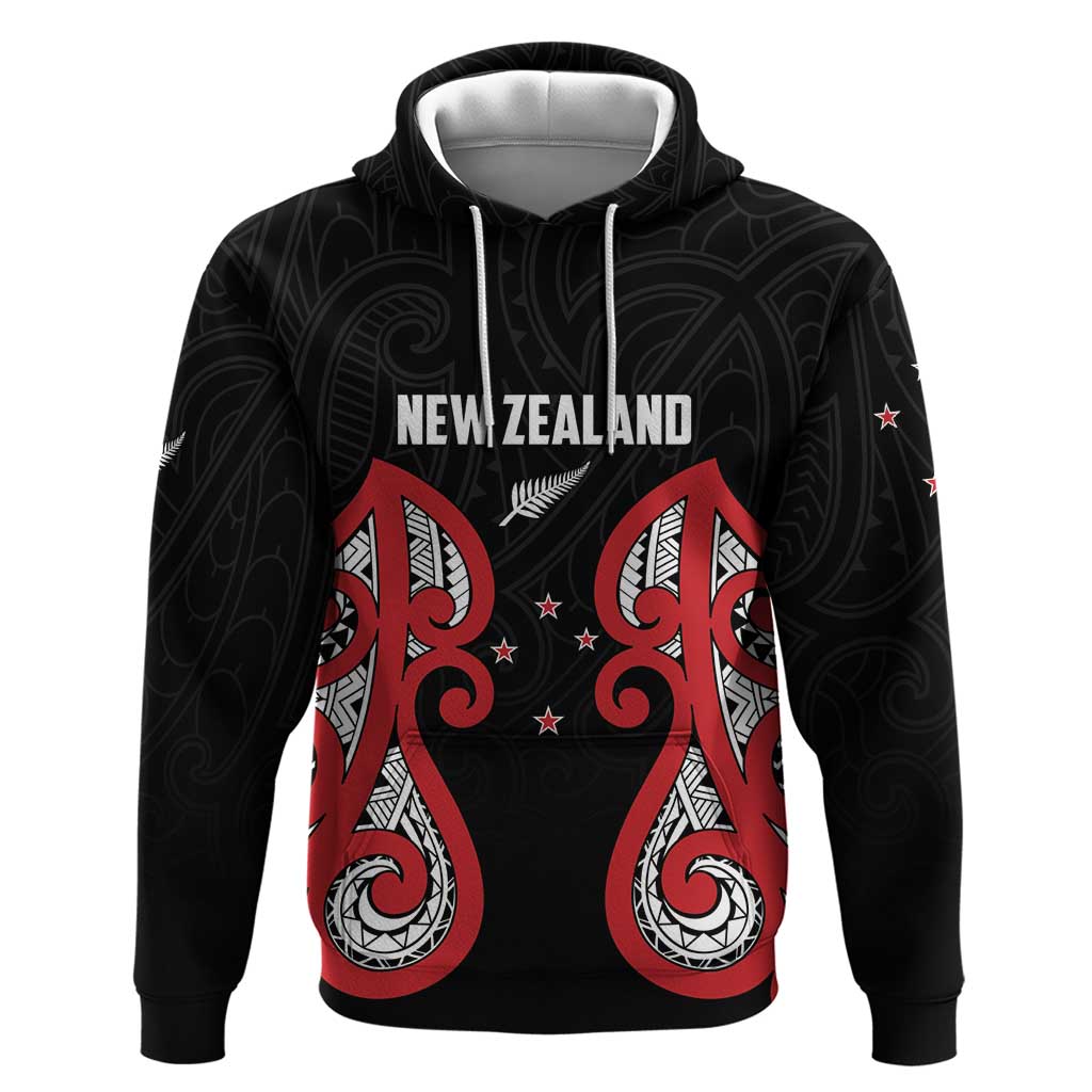 Custom Rugby New Zealand Hoodie Baby Black Go Champions LT01 Pullover Hoodie Black - Polynesian Pride