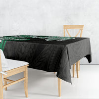 Monstera Plumeria Flowers Green Tablecloth Polynesian Pattern LT01 - Polynesian Pride