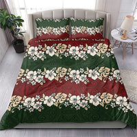 Hawaiian Hibiscus Christmas Color Bedding Set Unique LT01 - Polynesian Pride