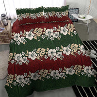 Hawaiian Hibiscus Christmas Color Bedding Set Unique LT01 - Polynesian Pride