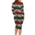 Hawaiian Hibiscus Christmas Color Family Matching Long Sleeve Bodycon Dress and Hawaiian Shirt Unique