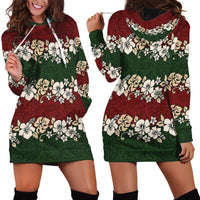 Hawaiian Hibiscus Christmas Color Hoodie Dress Unique LT01 - Polynesian Pride