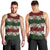 Hawaiian Hibiscus Christmas Color Men Tank Top Unique