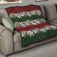 Hawaiian Hibiscus Christmas Color Quilt Unique LT01 - Polynesian Pride